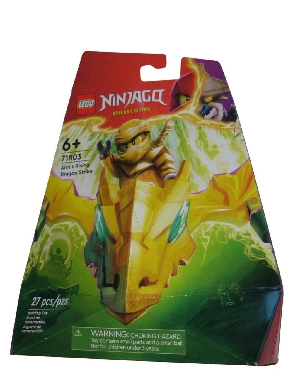 LEGO Ninjago Dragons Rising Arin's Dragon Strike Toy Mini Figure Set 71803
